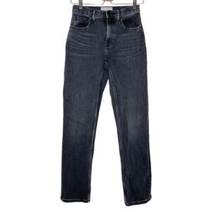 Everlane Faded Washed Black Straight Leg Cheeky Jean- 26